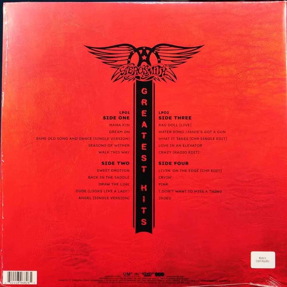 Aerosmith - Greatest Hits (Vinilo Doble 2LP nuevo) - Miniatura 2 en LEMM DJ Store