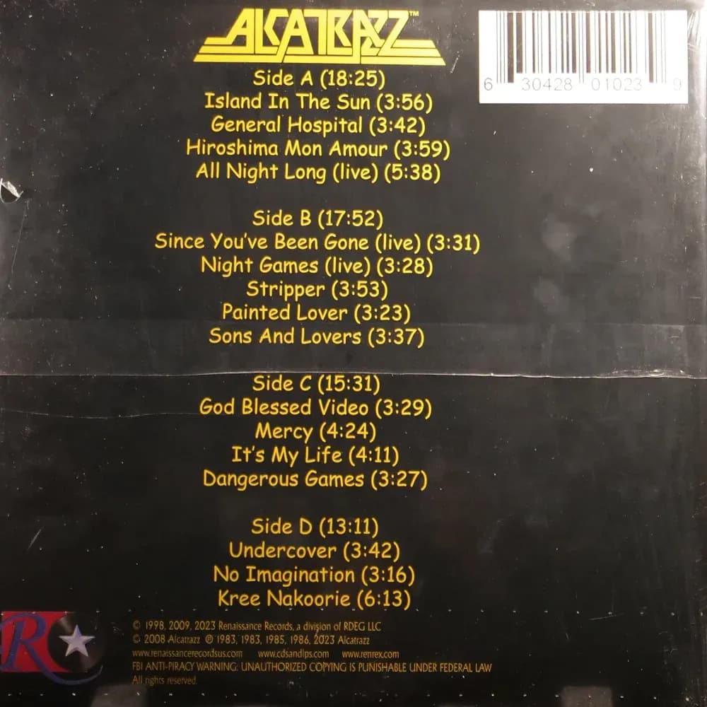 Alcatrazz - The Very Best Of (Vinilo Doble 2LP Color Marble nuevo) - Miniatura 2 en LEMM DJ Store
