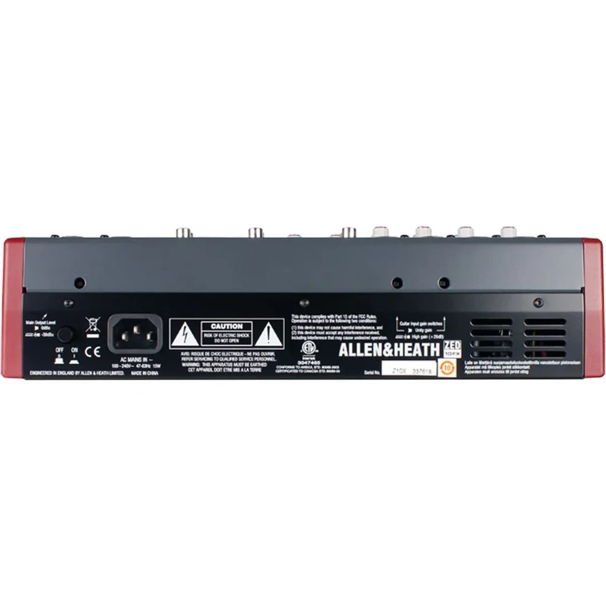 Allen & Heath ZED-10FX – Mesa de Sonido Analógica 6 Canales con Efectos y USB - Miniatura 3 en LEMM DJ Store