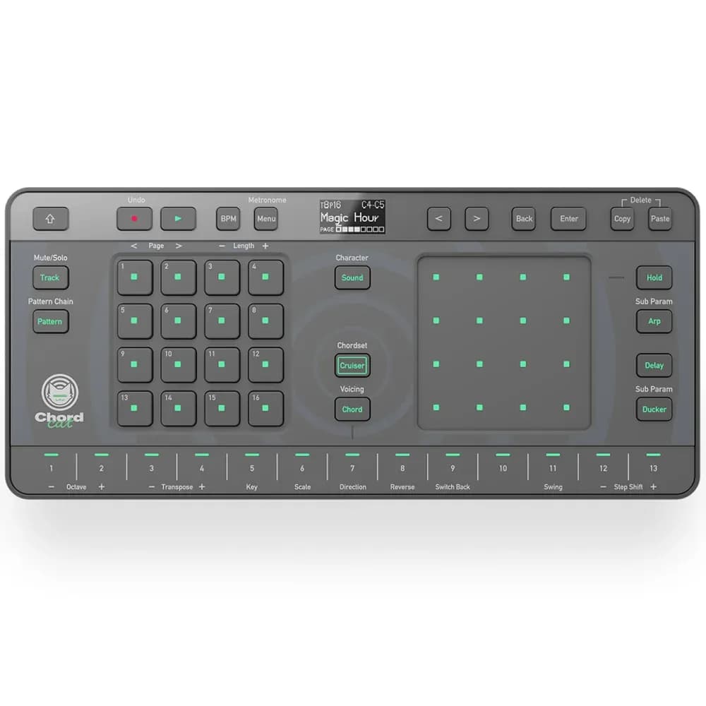 AlphaTheta CHORDCAT Groovebox de Acordes 8 Pistas Gris - Miniatura 4 en LEMM DJ Store