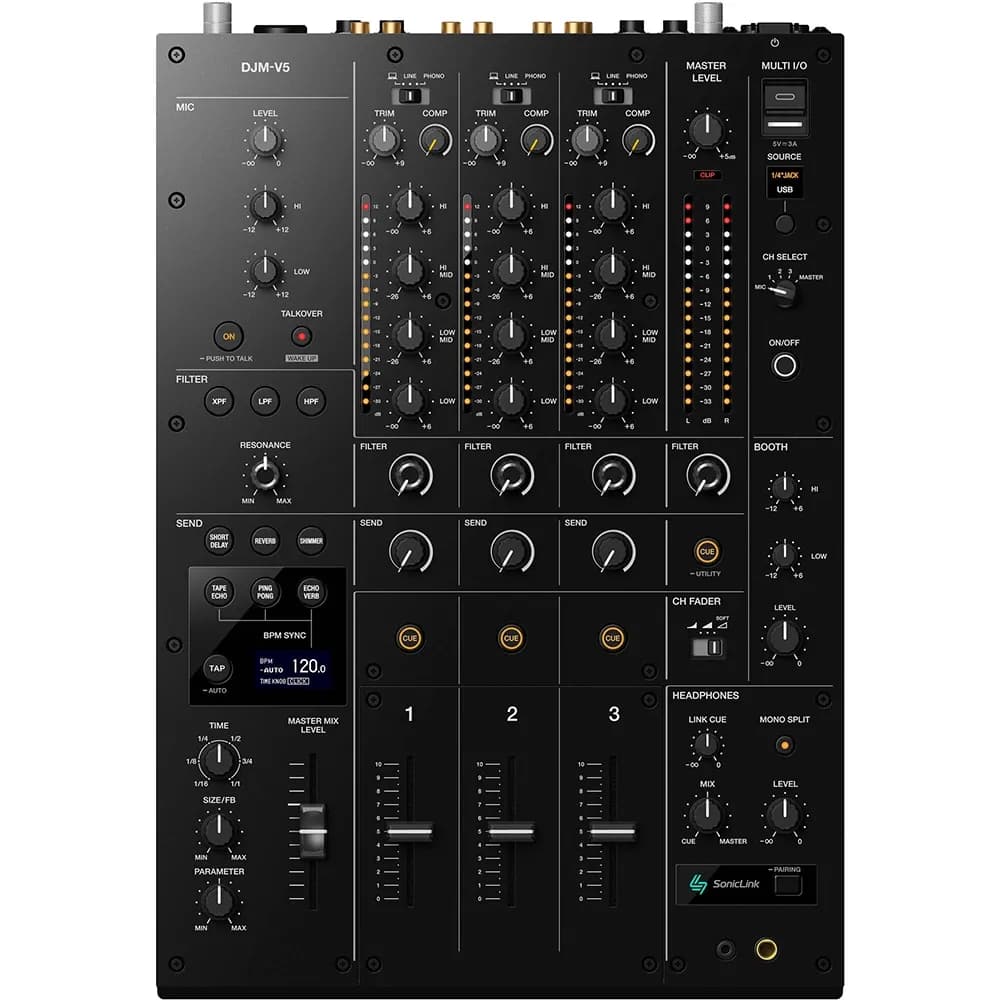AlphaTheta DJM-V5 – Mixer DJ Profesional 3 Canales - Miniatura 2 en LEMM DJ Store