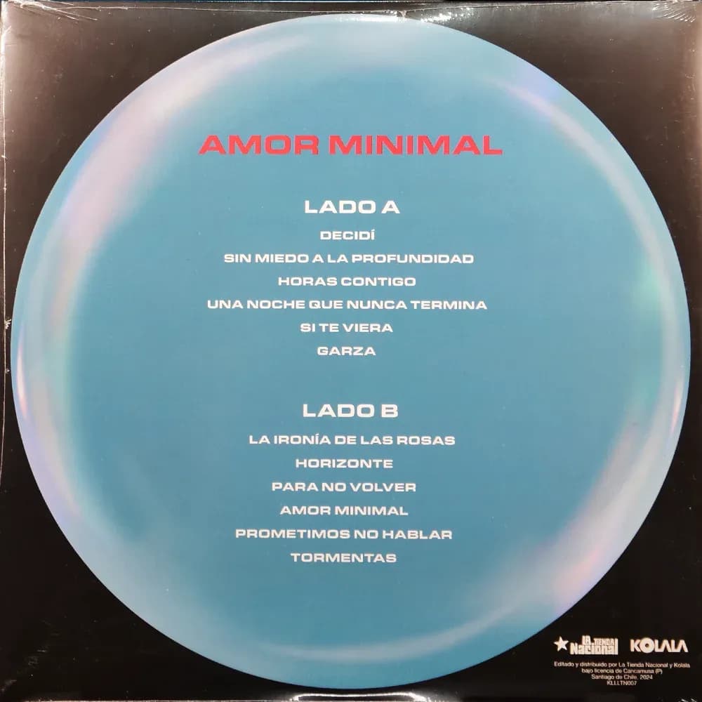 Cancamusa - Amor Minimal (Vinilo LP Rojo nuevo) - Miniatura 2 en LEMM DJ Store