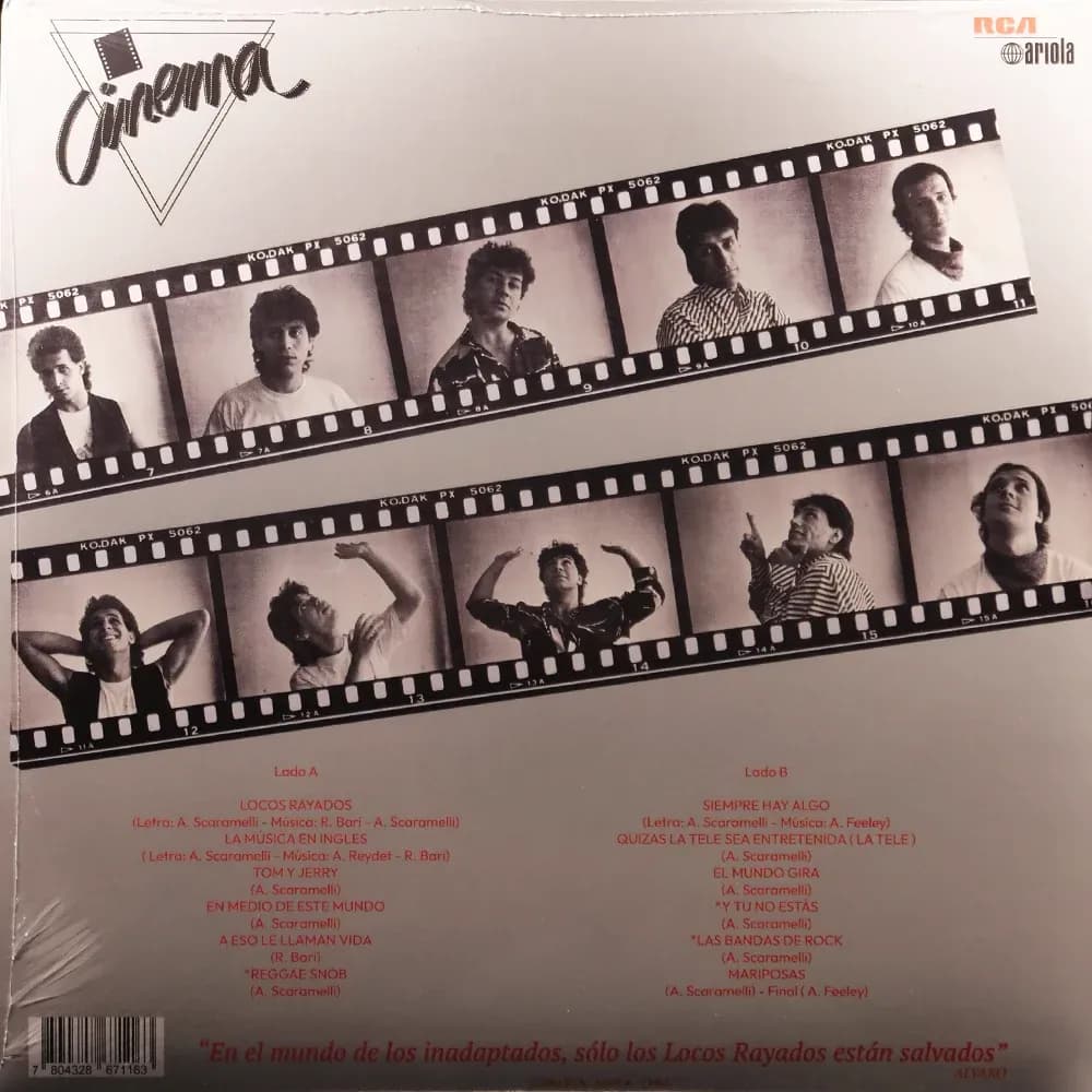Cinema – Locos Rayados (Vinilo LP nuevo) - Miniatura 2 en LEMM DJ Store