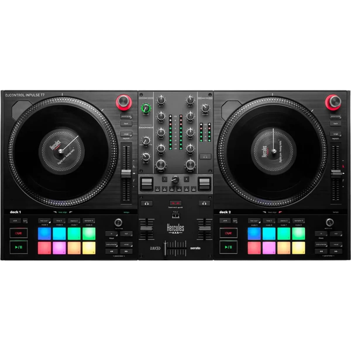 Hercules DJControl Inpulse T7 – Controlador DJ con Platos Motorizados - Miniatura 1 en LEMM DJ Store