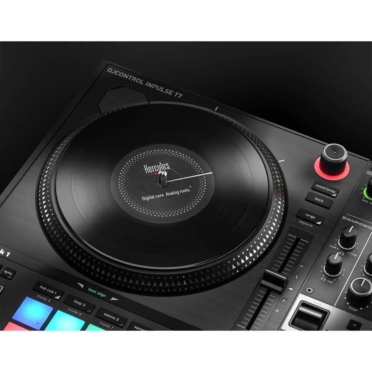 Hercules DJControl Inpulse T7 – Controlador DJ con Platos Motorizados - Miniatura 4 en LEMM DJ Store