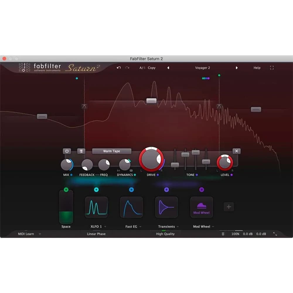 FabFilter Saturn 2 – Plug-in de Saturación y Distorsión (Descarga Digital) - Miniatura 1 en LEMM DJ Store