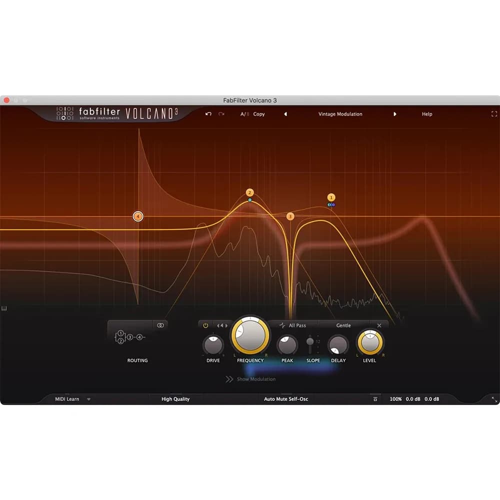 FabFilter Volcano 3 – Plug-in de Filtro con Efectos para DAW (Descarga Digital) - Miniatura 1 en LEMM DJ Store