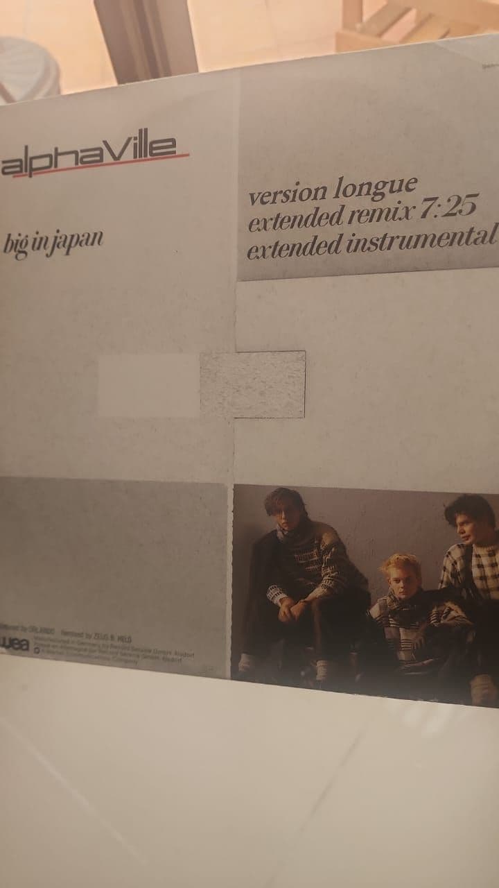 Alphaville - Big In Japan (Extended Remix) (Vinilo usado VG+) - Imagen 1