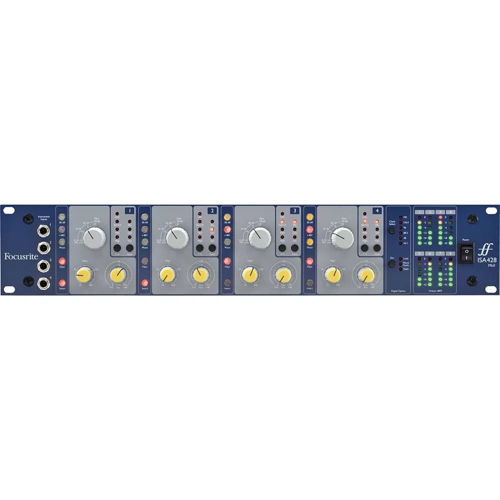 Focusrite ISA 428 MkII Preamplificador de Micrófono 4 Canales - Miniatura 1 en LEMM DJ Store