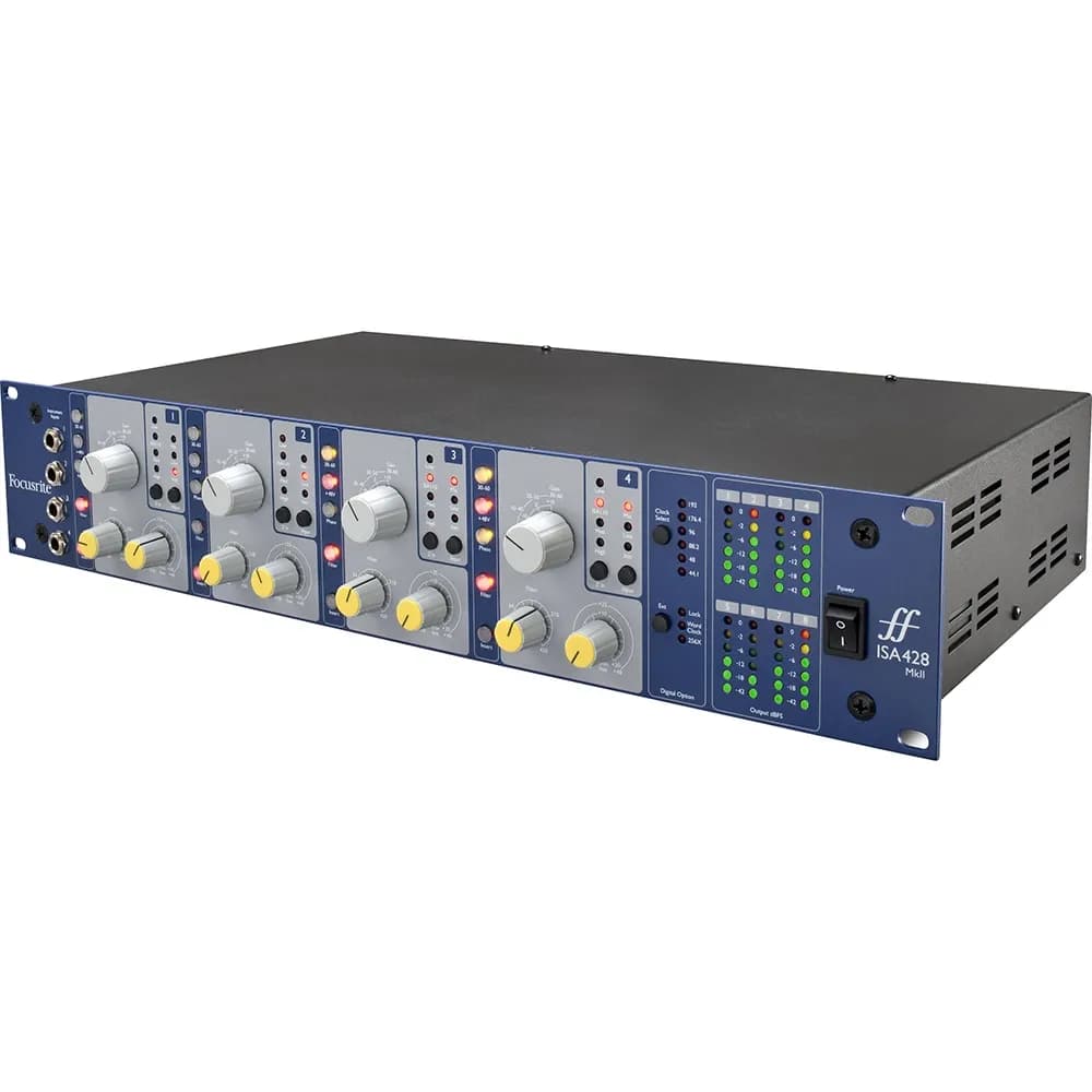 Focusrite ISA 428 MkII Preamplificador de Micrófono 4 Canales - Miniatura 2 en LEMM DJ Store