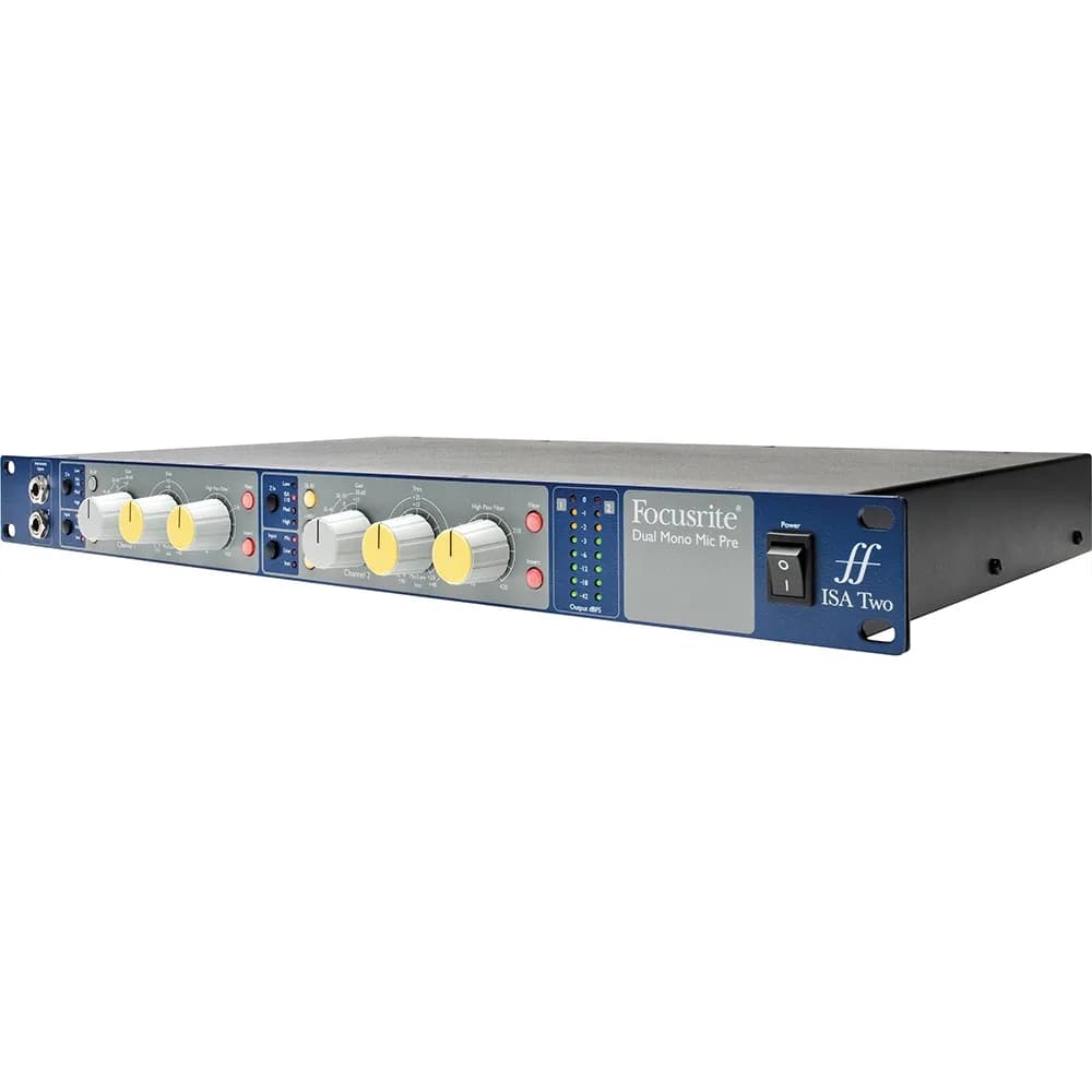 Focusrite ISA Two Preamplificador de Micrófono Dual - Miniatura 3 en LEMM DJ Store