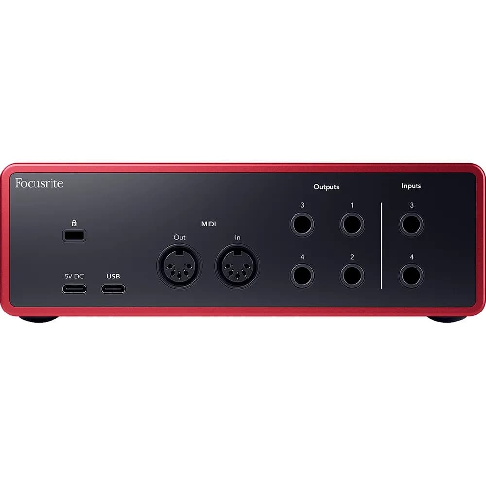 Focusrite Scarlett 4i4 4th Gen — Interfaz de Audio USB C - Miniatura 3 en LEMM DJ Store