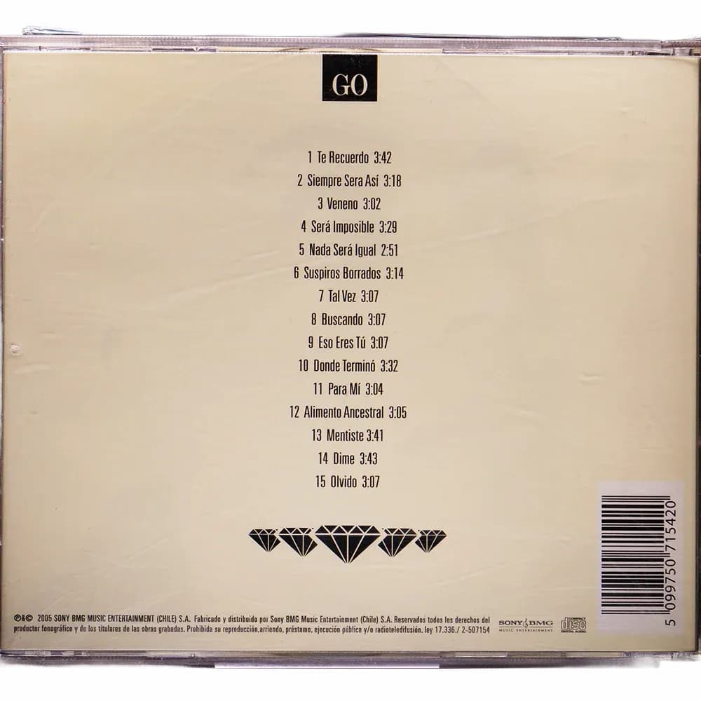 Go – Diamante Romeo (CD usado VG+) - Miniatura 2 en LEMM DJ Store