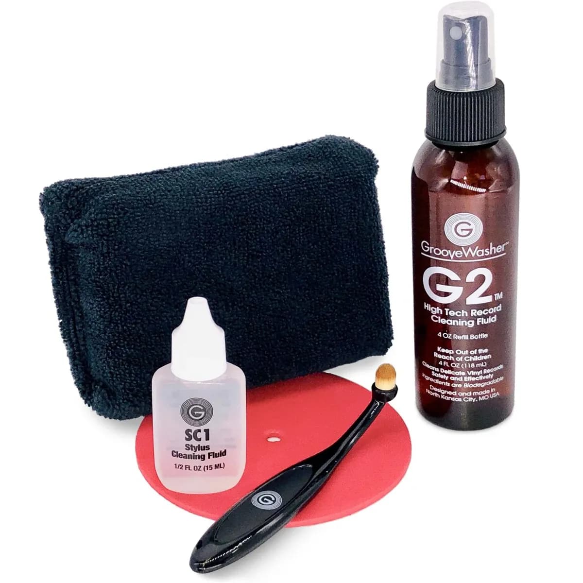 GrooveWasher RSC-10 – Kit de Limpieza para Vinilos y Aguja - Miniatura 1 en LEMM DJ Store