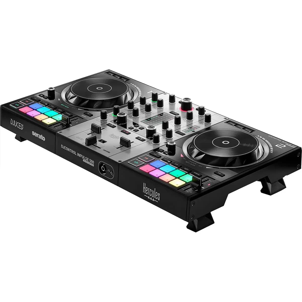 Hercules DJControl Inpulse 500 – Controlador DJ 2 Canales Silver Edition - Miniatura 3 en LEMM DJ Store