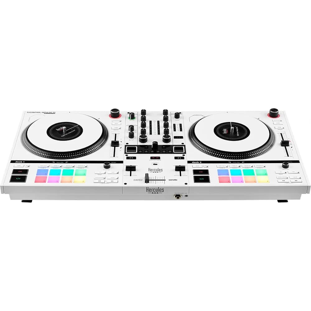 Hercules DJControl Inpulse T7 Limited-Edition White – Controladora DJ motorizada con platos de 7" - Miniatura 2 en LEMM DJ Store