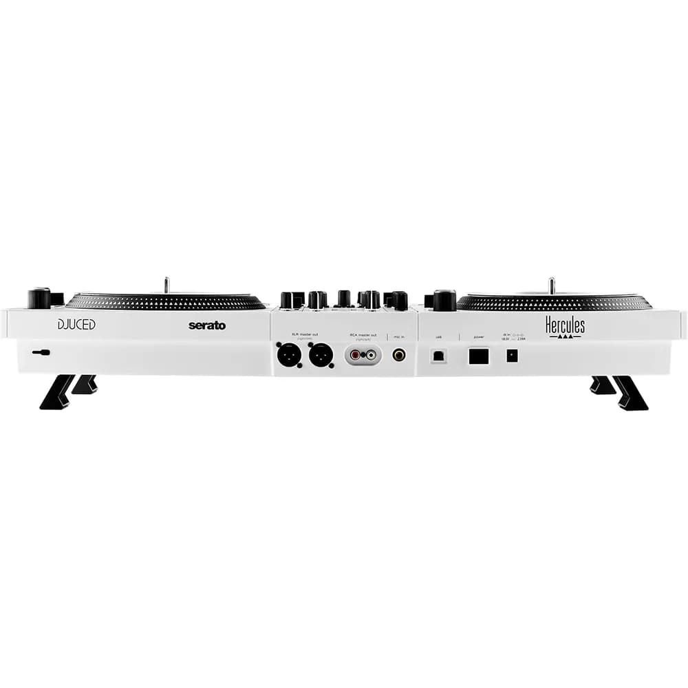 Hercules DJControl Inpulse T7 Limited-Edition White – Controladora DJ motorizada con platos de 7" - Miniatura 6 en LEMM DJ Store