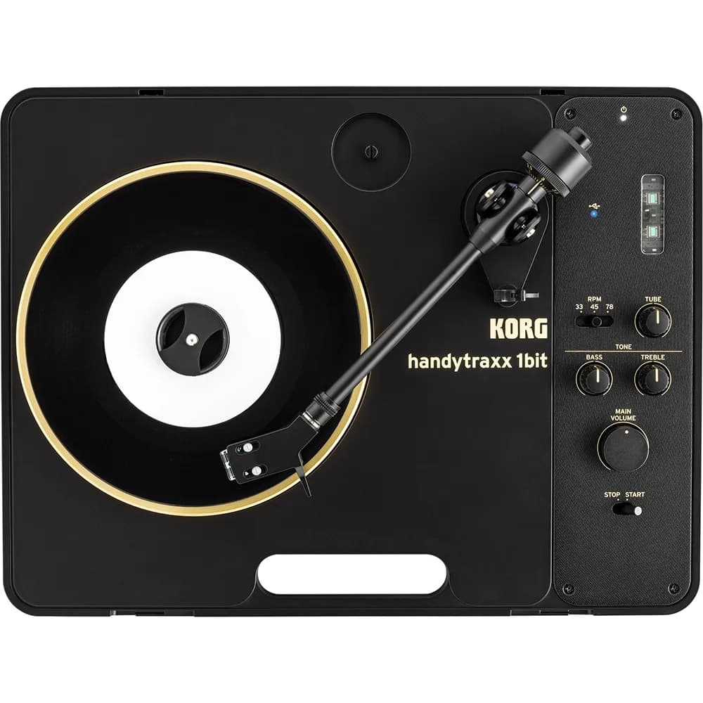 Korg Handytraxx 1bit – Tornamesa Portátil con Grabación DSD y Preamplificador Nutube - Miniatura 6 en LEMM DJ Store
