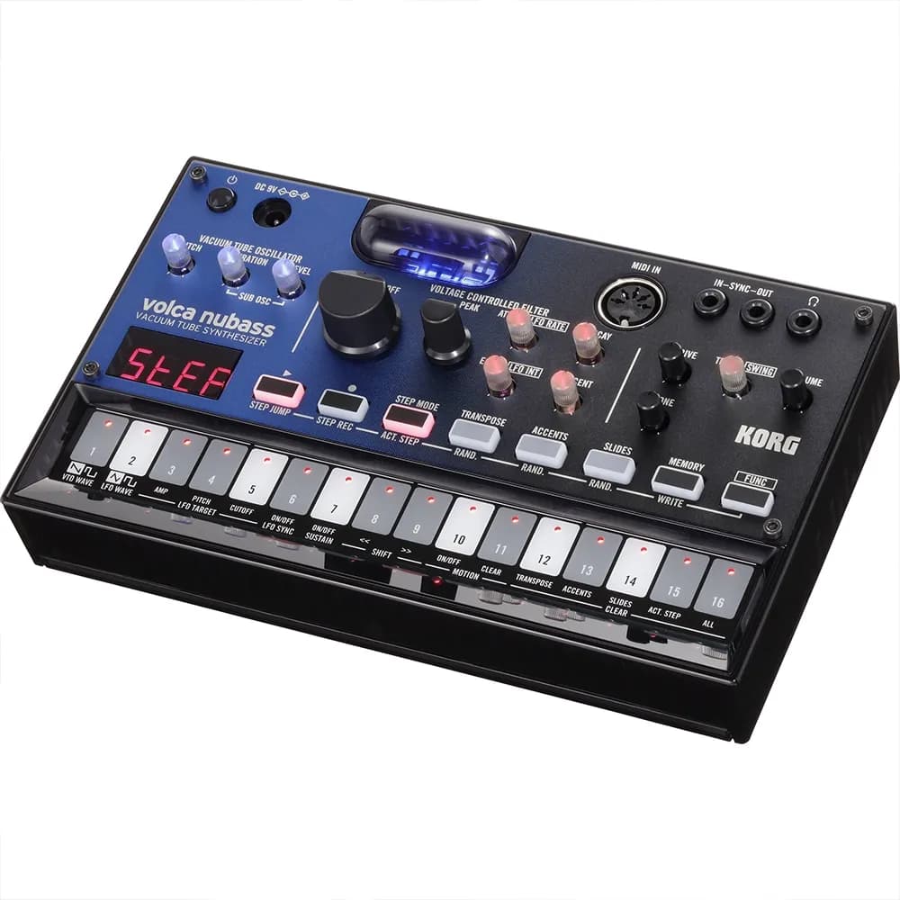 Korg Volca Nubass – Sintetizador de Bajos con Válvula Nutube - Miniatura 1 en LEMM DJ Store