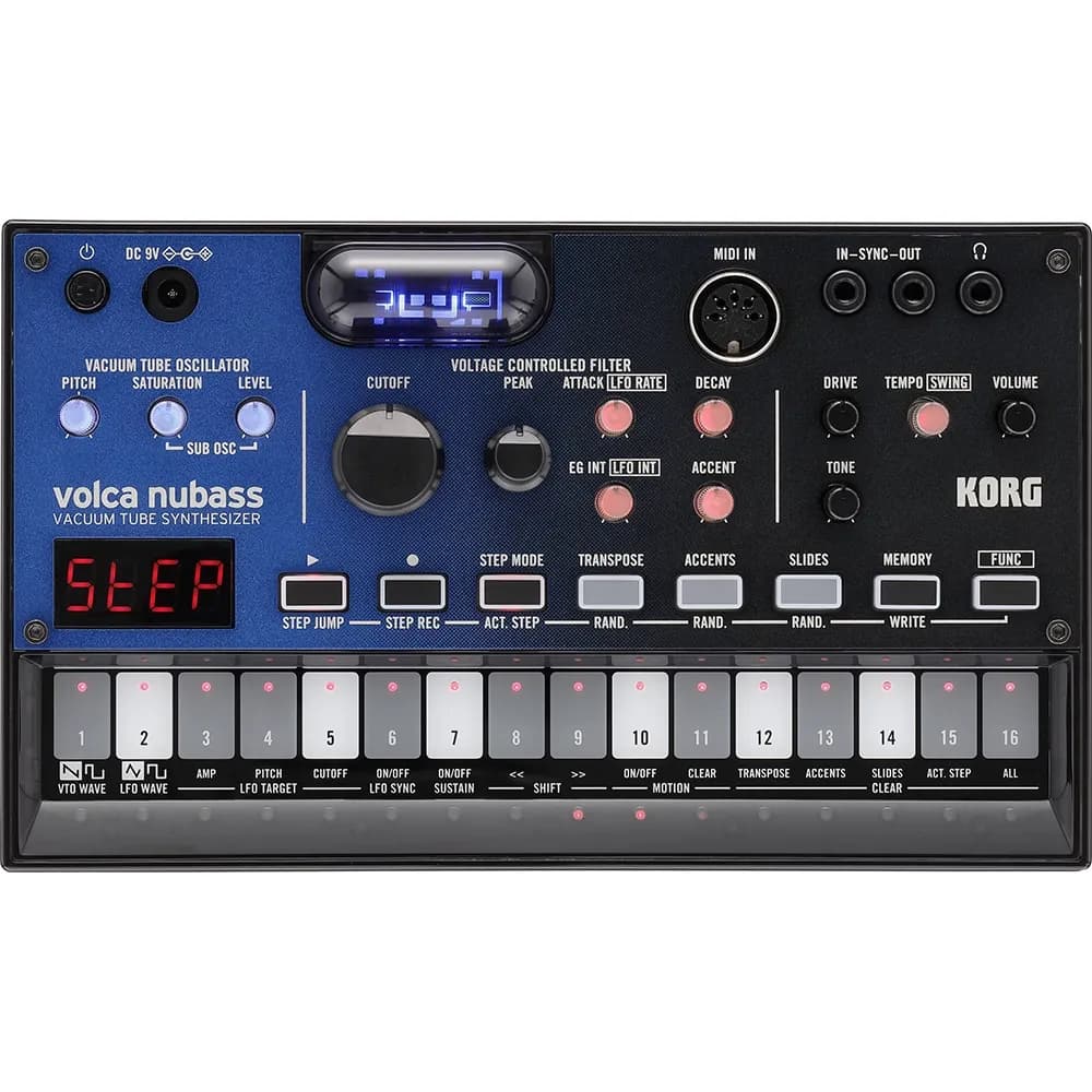 Korg Volca Nubass – Sintetizador de Bajos con Válvula Nutube - Miniatura 2 en LEMM DJ Store