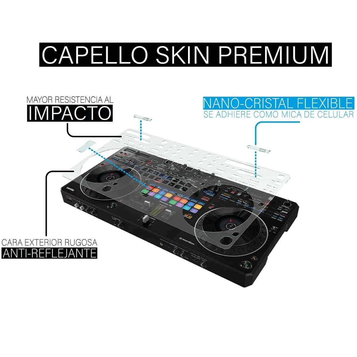DEP Capello Skin – Lámina Protectora para Pioneer DDJ-REV5 - Miniatura 2 en LEMM DJ Store