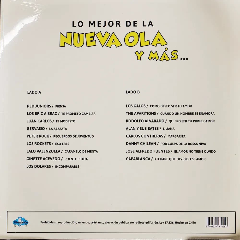 Lo Mejor de la Nueva Ola y más... (Vinilo LP nuevo) - Miniatura 2 en LEMM DJ Store