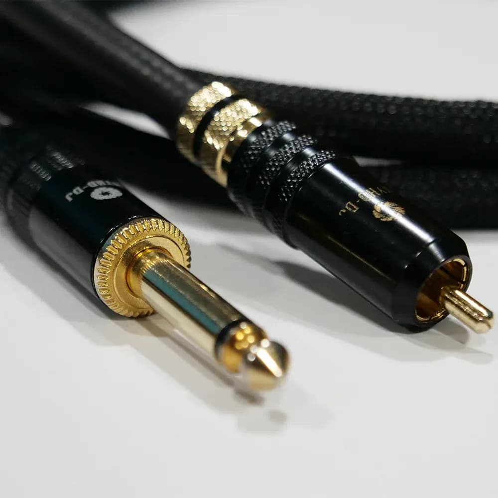 MYHD-DJ Premium – Cable RCA a 1/4 Jack Mono (Par L - R) 2 metros - Miniatura 1 en LEMM DJ Store