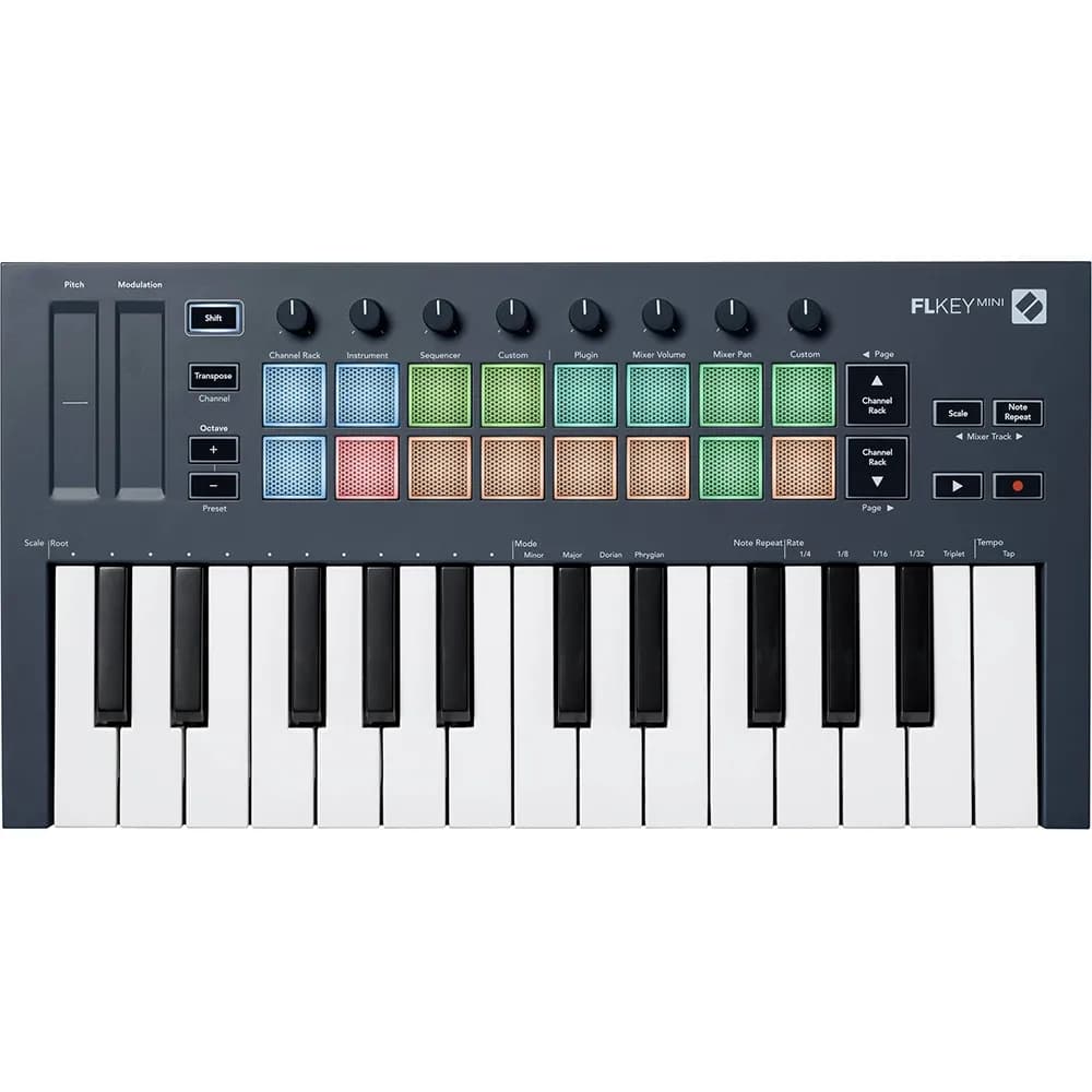 Novation FLkey Mini – Controlador MIDI 25 Teclas para FL Studio - Miniatura 2 en LEMM DJ Store
