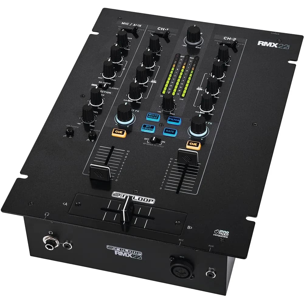 Reloop RMX-22i – Mixer DJ Digital 2+1 Canales con Efectos Sound Colour - Miniatura 1 en LEMM DJ Store