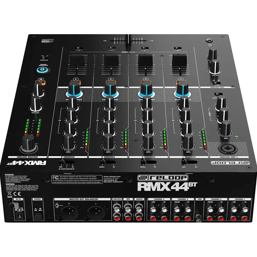 Reloop RMX-44 BT – Mixer DJ 4 Canales con Bluetooth - Miniatura 3 en LEMM DJ Store