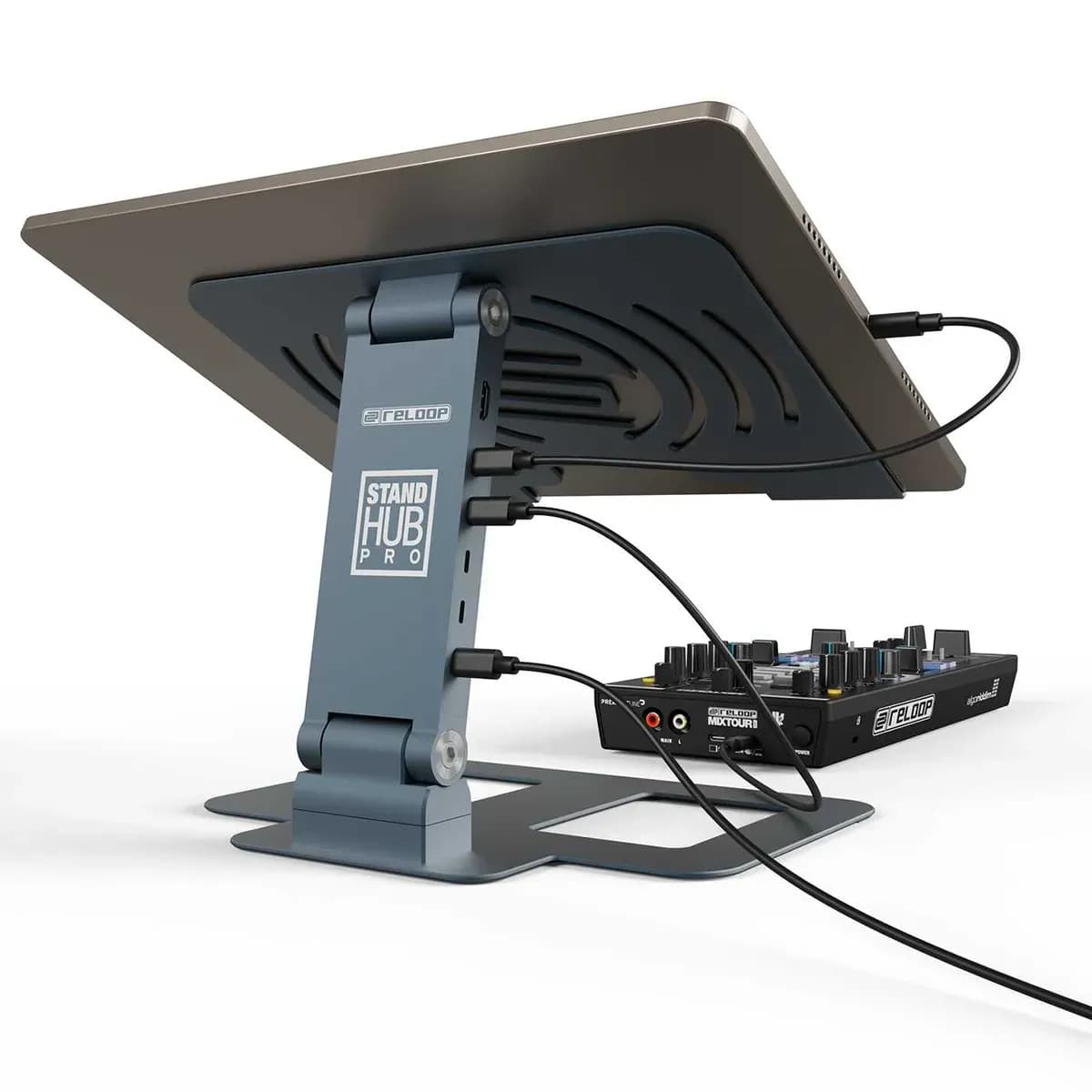 Reloop Stand Hub Pro – Soporte DJ Plegable con Hub USB-C 10 en 1 - Miniatura 6 en LEMM DJ Store