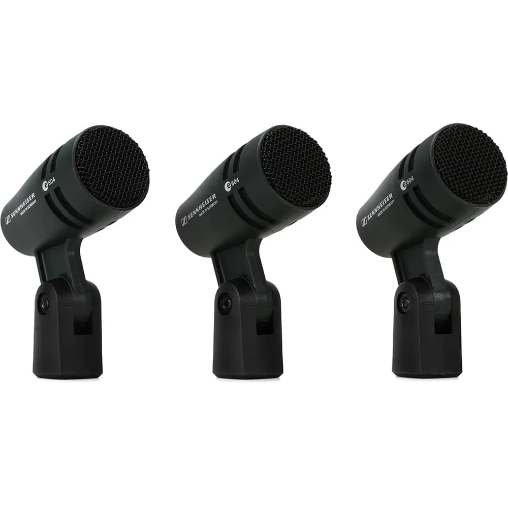 Sennheiser E604 Pack — Kit 3 Micrófonos Dinámicos Cardioide para Tom, Snare y Percusión - Miniatura 1 en LEMM DJ Store