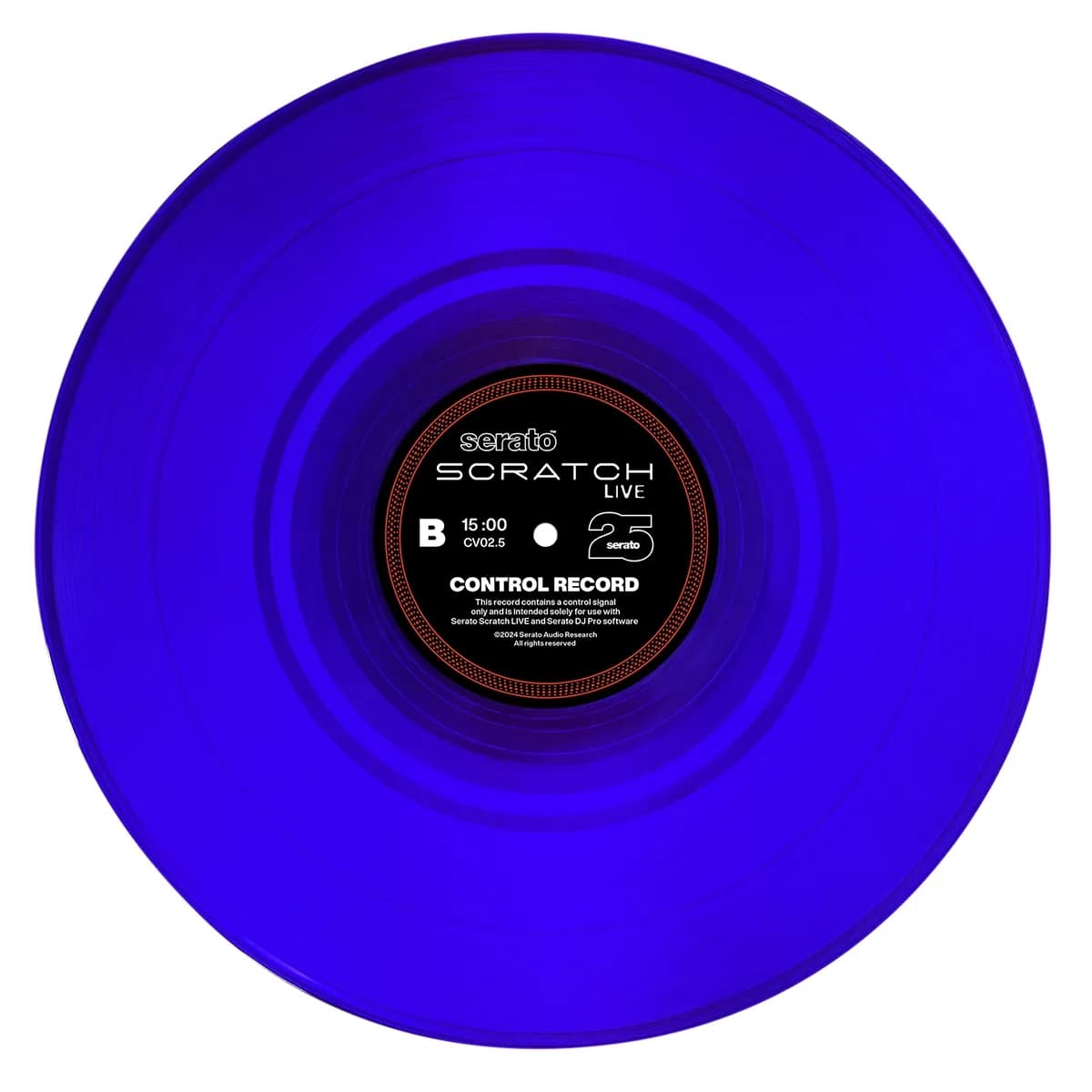 Serato Scratch Live Control Vinyl – Vinilos Timecode Edición 25° Aniversario (Par 12", Azul) - Miniatura 2 en LEMM DJ Store