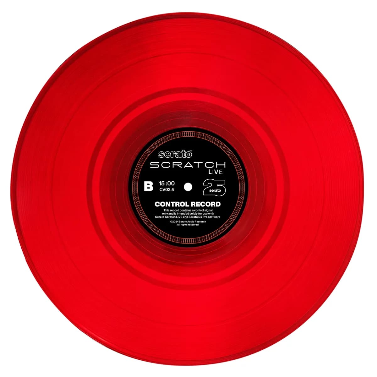 Serato SCR-25 Red – Vinilo Timecode Edición 25º Aniversario (Par 12") - Miniatura 2 en LEMM DJ Store