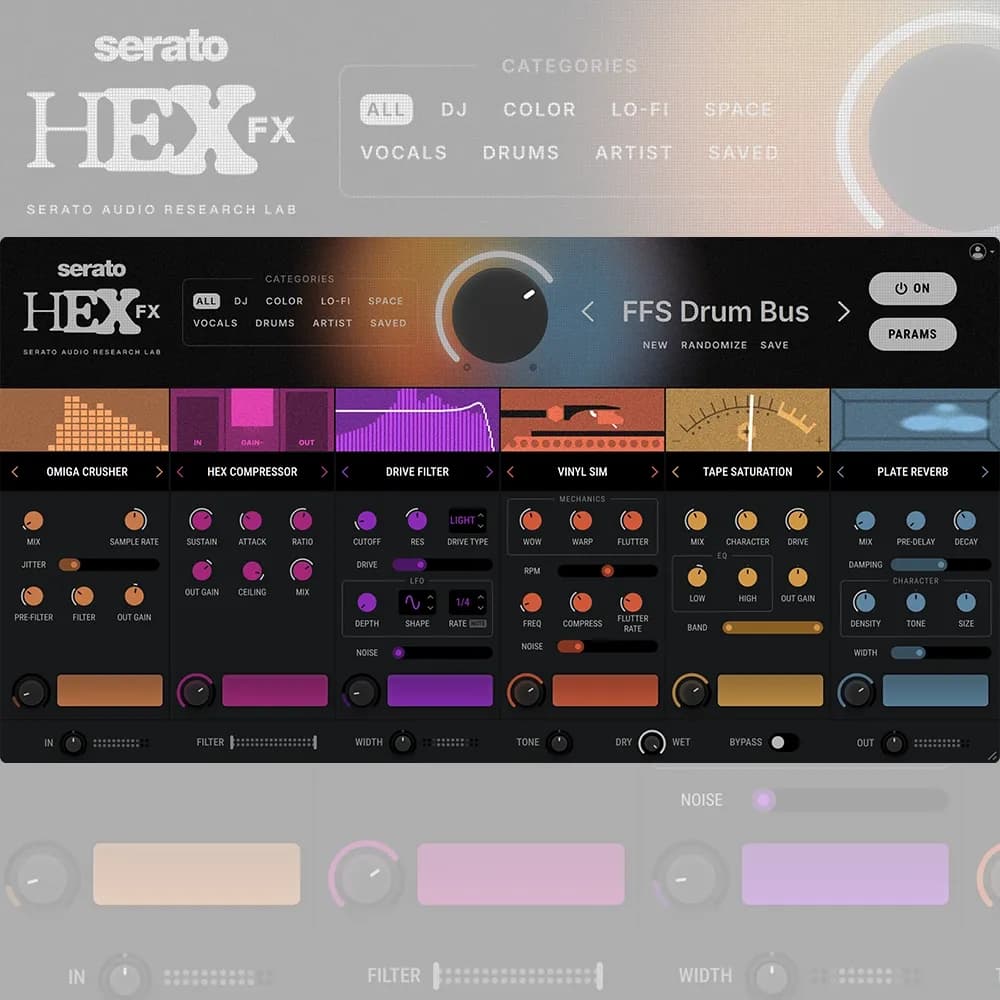 Serato Hex FX – Plugin Multi-FX para Producción Musical (Descarga Digital) - Miniatura 1 en LEMM DJ Store