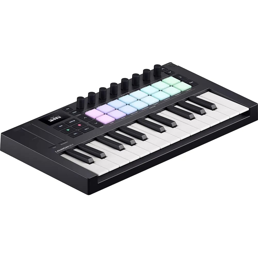 Novation Launchkey Mini 25 MK4 – Teclado MIDI compacto con pads RGB y control total para DAWs - Miniatura 1 en LEMM DJ Store