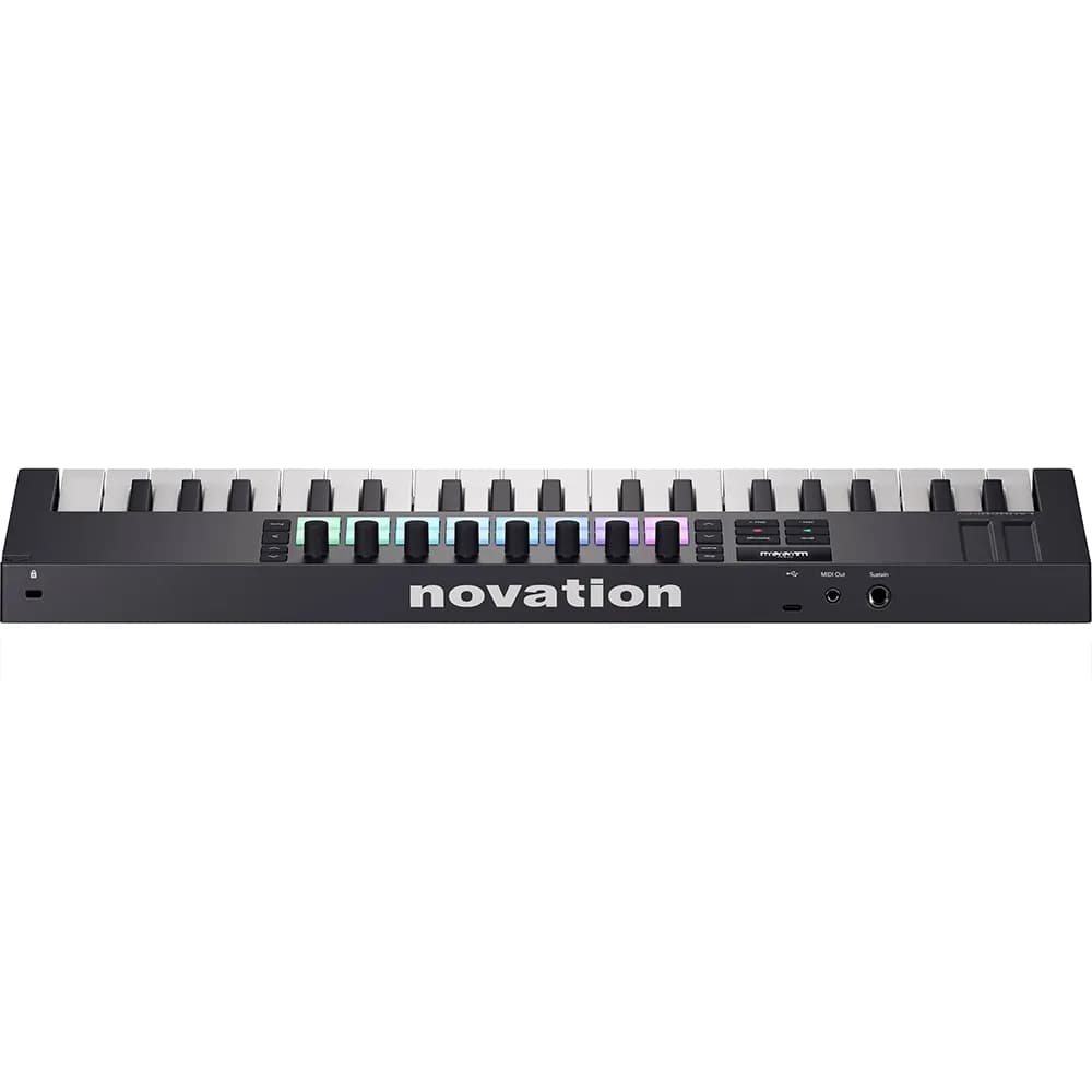 Novation Launchkey Mini 37 MK4 – Teclado MIDI compacto de 37 teclas con pads RGB y control total para DAWs - Miniatura 3 en LEMM DJ Store