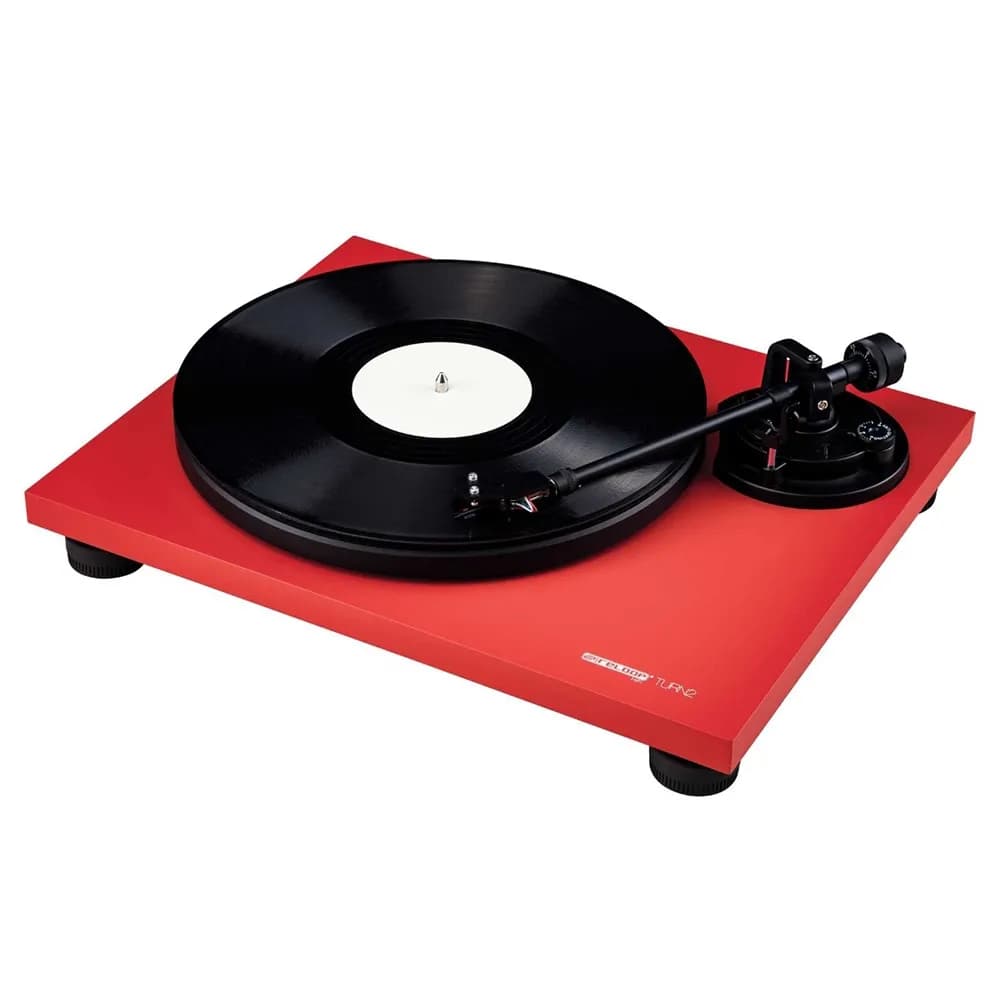 Tornamesa HiFi Reloop TURN 2 Red con cápsula Ortofon OM10 - Miniatura 1 en LEMM DJ Store