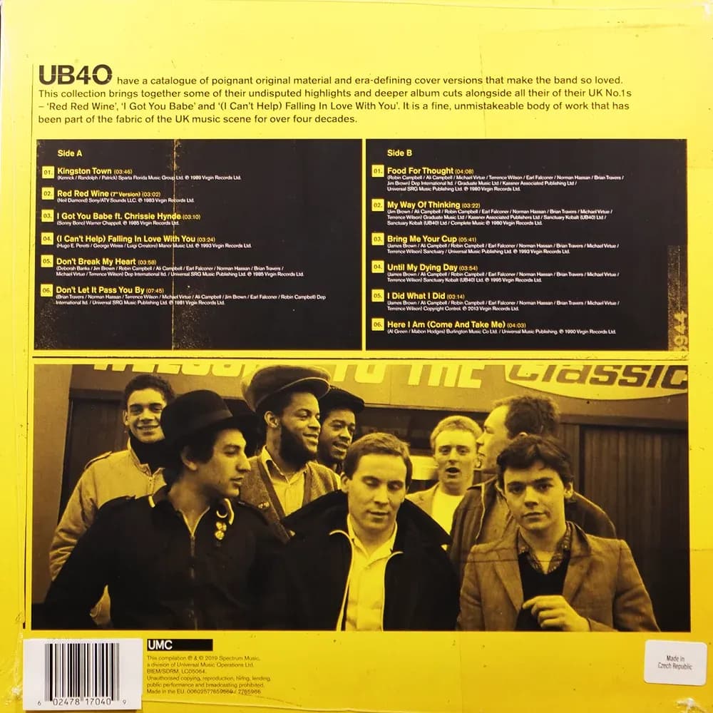 UB40 - Red Red Wine: The Collection (Vinilo LP nuevo) - Miniatura 2 en LEMM DJ Store