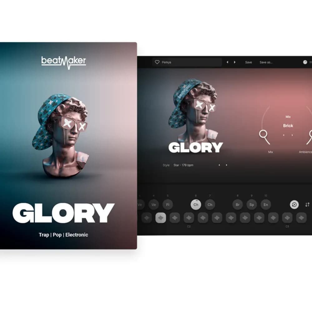 UJAM Beatmaker GLORY – Plugin de Producción Musical (Descarga Digital) - Miniatura 1 en LEMM DJ Store