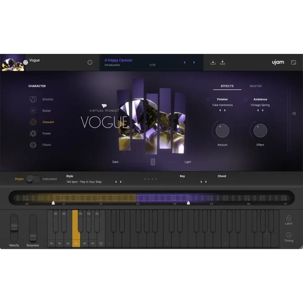 UJAM Virtual Pianist VOGUE – Instrumento Virtual Piano de Cola (Descarga Digital) - Miniatura 1 en LEMM DJ Store