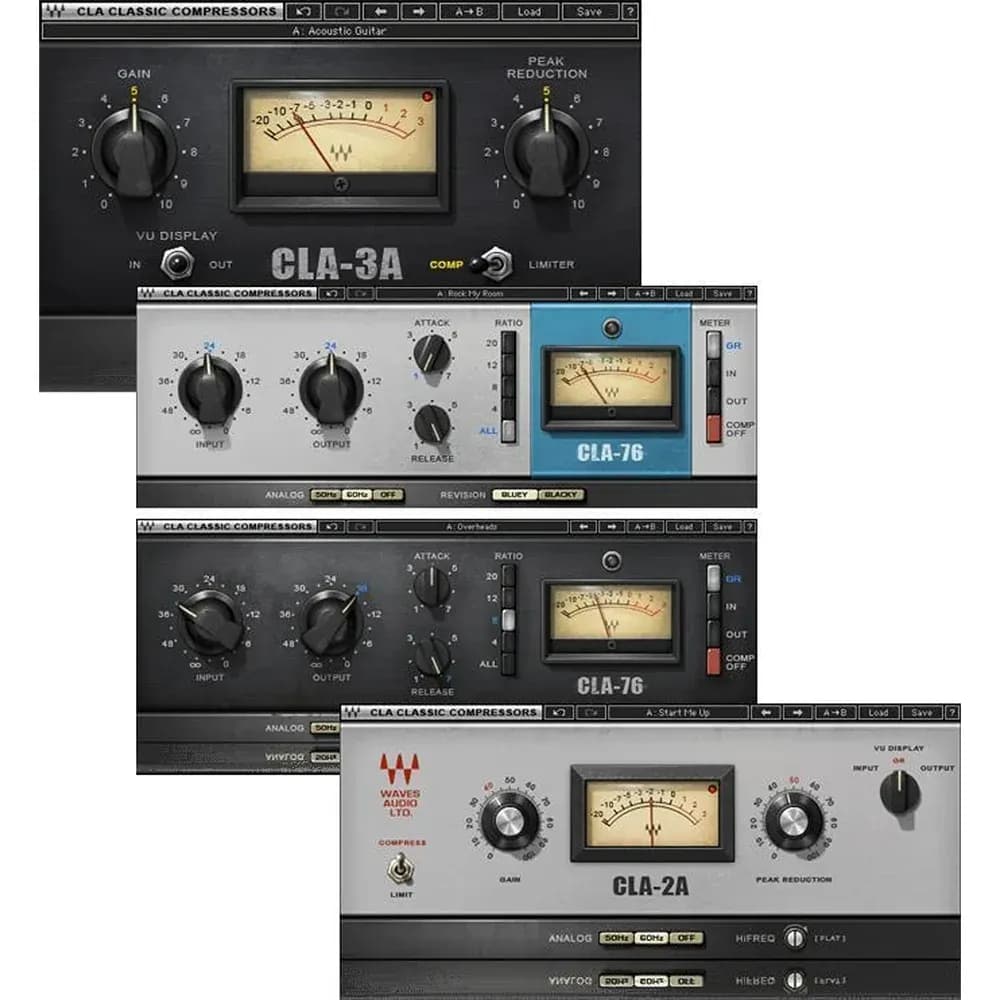 Waves CLA Classic Compressors – Bundle de Plug-ins de Compresión (Descarga Digital) - Miniatura 1 en LEMM DJ Store