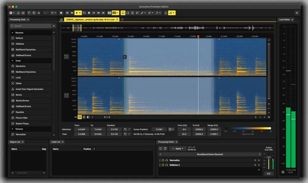 Acon Digital Acoustica 8 Premium – Editor de audio con restauración de diálogo y plug-ins para tu DAW (Descarga Digital) - Miniatura 1 en LEMM DJ Store