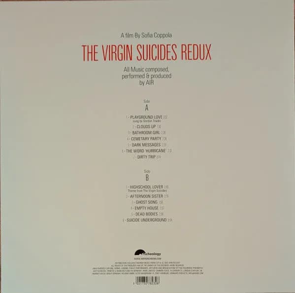 AIR - The Virgin Suicides Redux (Vinilo LP nuevo) - Miniatura 2 en LEMM DJ Store