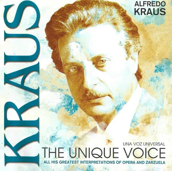 Alfredo Kraus - The Unique Voice Kraus Una Voz Universal (CD nuevo) - Miniatura 1 en LEMM DJ Store