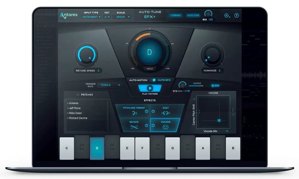 Antares AutoTune EFX+ 10 – Rack de Efectos Vocales con Corrección de Tono (Descarga Digital) - Miniatura 1 en LEMM DJ Store