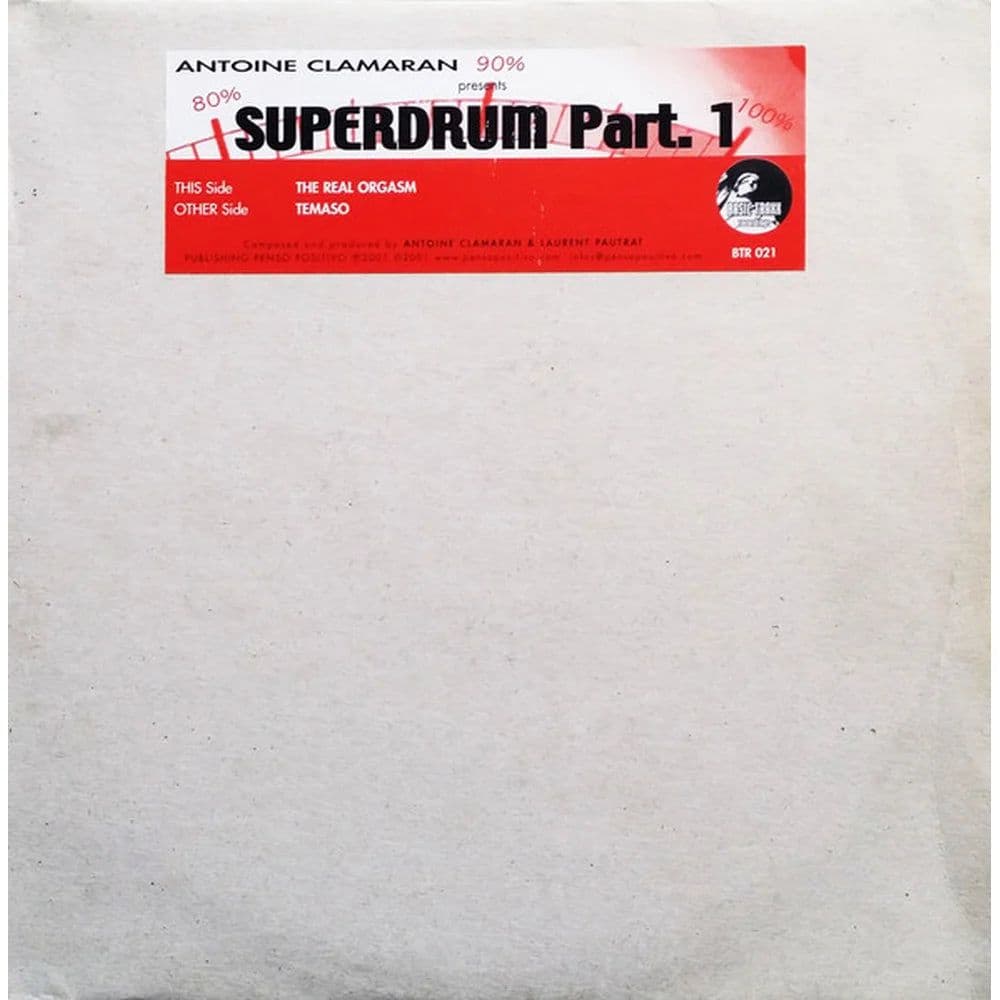 Antoine Clamaran - Superdrum Part. 1 (12") (Vinilo usado VG+) - Miniatura 1 en LEMM DJ Store