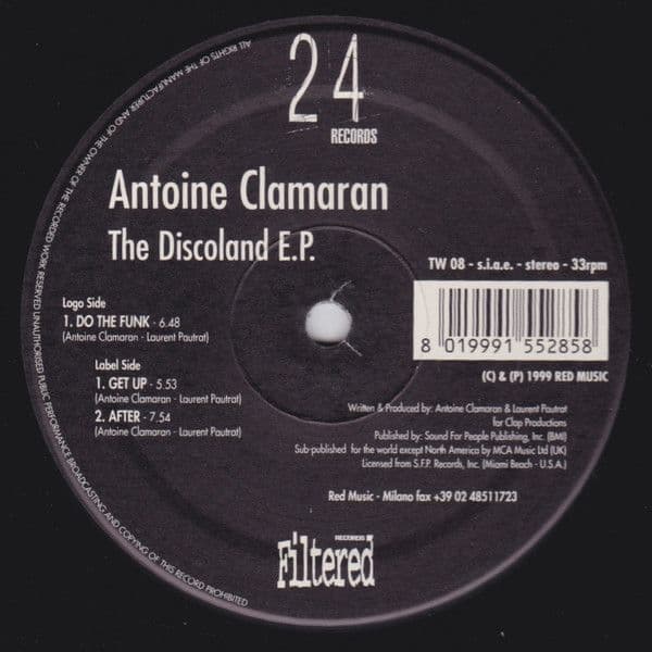 Antoine Clamaran – The Discoland E.P. (Vinilo usado VG+) - Miniatura 1 en LEMM DJ Store