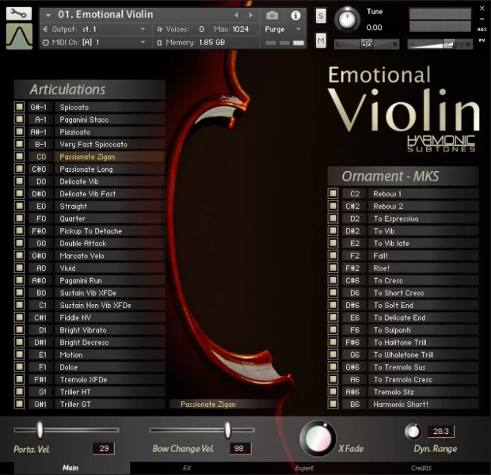 Best Service Emotional Violin – violín solista expresivo con vibratos naturales (Descarga Digital) - Miniatura 1 en LEMM DJ Store