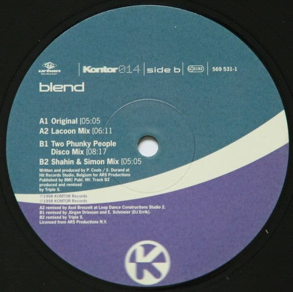 Blend – Rise Of Tonight (Vinilo usado VG+) - Miniatura 1 en LEMM DJ Store